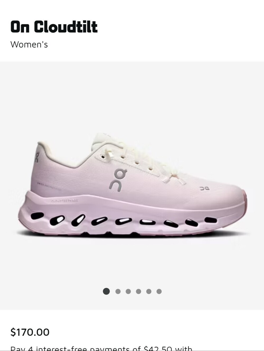 On Cloudtilt Running Shoes Womens Size 9 - Picture 9 of 10